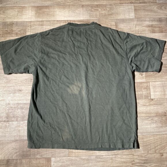 Arrow USA 1851 Y2K Skater Grunge Shirt Mens Size XL Short Sleeve Dark Green - Picture 5 of 10